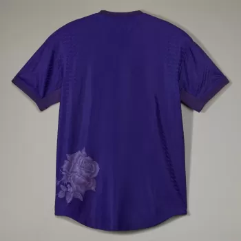 2023 2024 Real Madrid Mens Dark Purple Fourth Soccer Jersey Floral