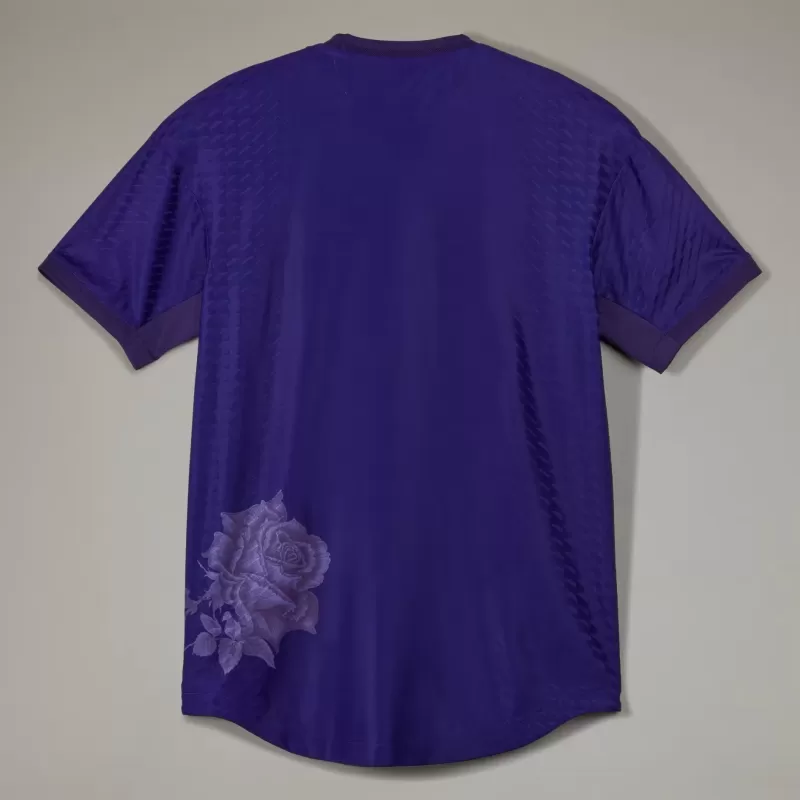 2023 2024 Real Madrid Mens Dark Purple Fourth Soccer Jersey Floral 2023 2024 Real Madrid Mens Dark Purple Fourth Soccer Jersey Floral