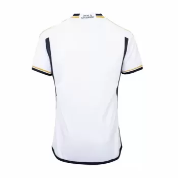 2023 2024 Real Madrid Mens Home Soccer Jersey White Gold
