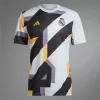 2023 2024 Real Madrid Mens Pre Match Soccer Jersey Silver Houndstooth 2023 2024 Real Madrid Mens Pre Match Soccer Jersey Silver Houndstooth