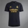 2023 2024 Real Madrid Mens Third Soccer Jersey Black Gold Henley