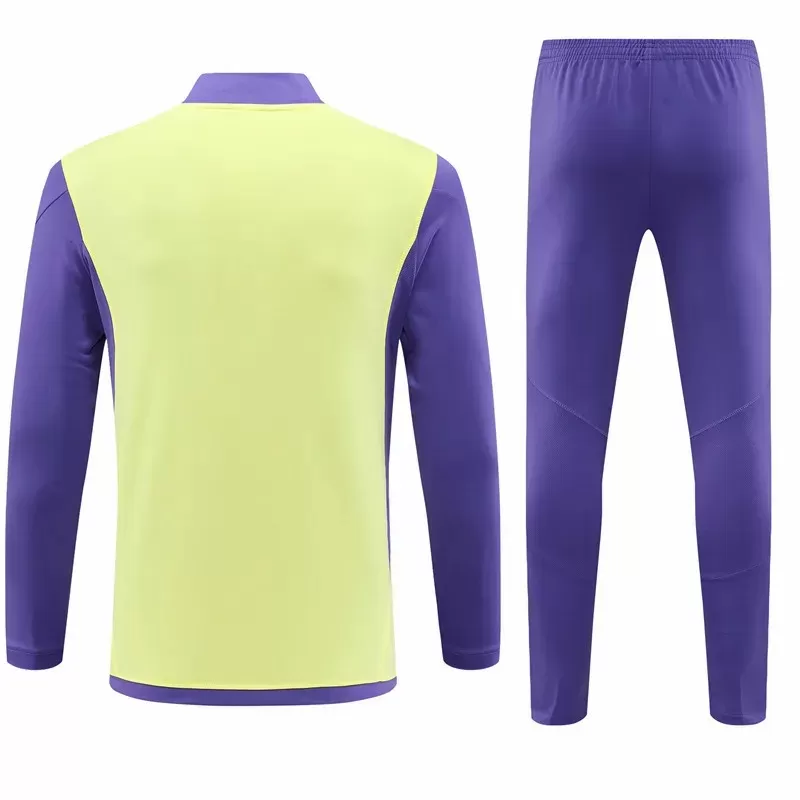 2023 2024 Real Madrid Purple Training Technical Soccer Tracksuit Kit 2023 2024 Real Madrid Purple Training Technical Soccer Tracksuit Kit