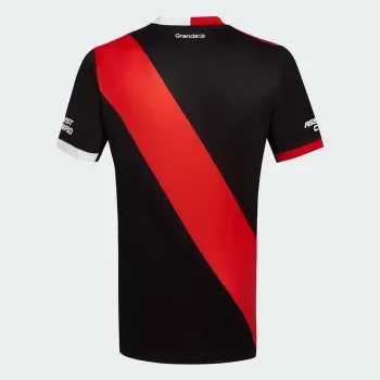 2023 2024 River Plate Mens Third Soccer Jersey Black Red Band
