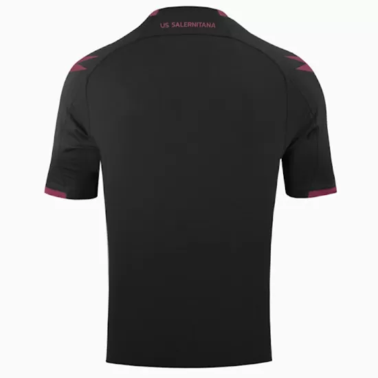 2023 2024 Salernitana 1919 Mens Third Soccer Jersey Black Wine Red