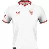 2023 2024 Sevilla FC Mens Home Soccer Jersey White Heritage