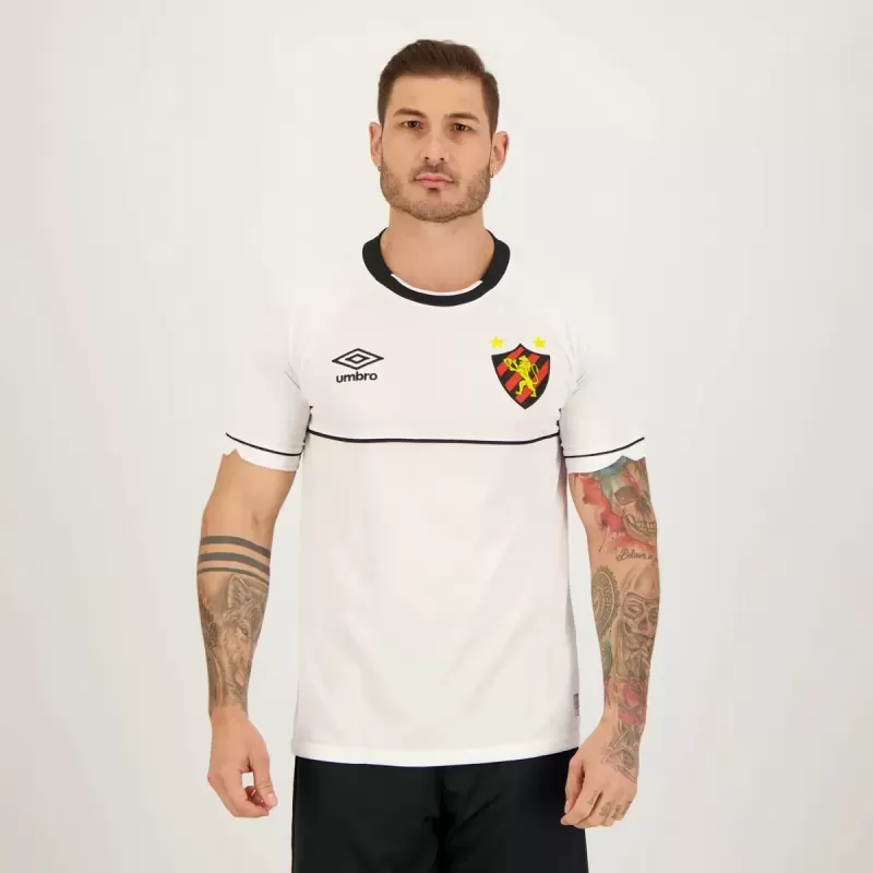 2023 2024 Sport Recife Mens Away Soccer Jersey White 2023 2024 Sport Recife Mens Away Soccer Jersey White