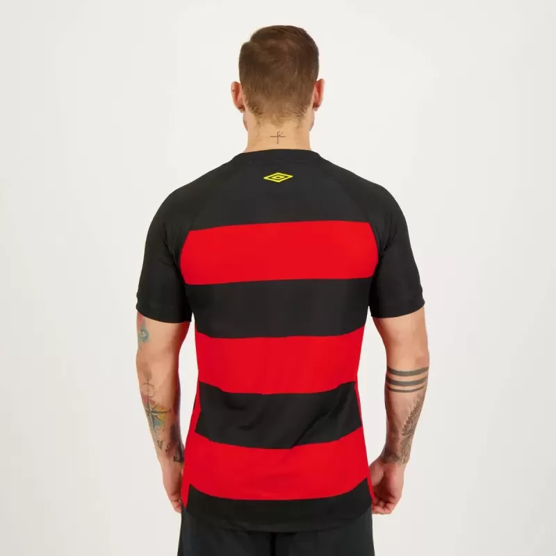 2023 2024 Sport Recife Mens Home Soccer Jersey Red Black 2023 2024 Sport Recife Mens Home Soccer Jersey Red Black
