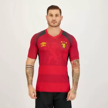 2023 2024 Sport Recife Mens Warmup Soccer Jersey Red