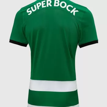 2023 2024 Sporting CP Mens Home Soccer Jersey Green White Hoops