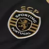 2023 2024 Sporting CP Mens Third Soccer Jersey Black Gold