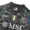 2023 2024 SSC Napoli Mens Halloween Match Soccer Jersey Skulls Edition