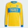 2023 2024 Tigres UANL Mens Long Sleeve Retro Style Jersey Gold 2023 2024 Tigres UANL Mens Long Sleeve Retro Style Jersey Gold