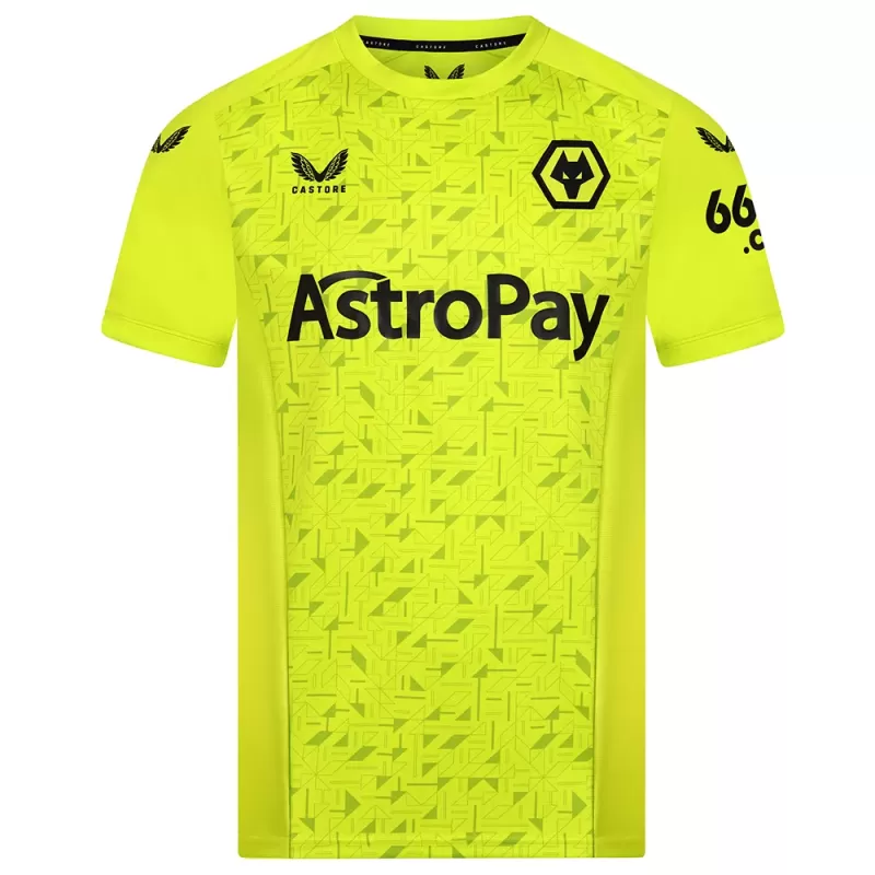2023 2024 Wolverhampton Wanderers Mens Away Goalkeeper Soccer Jersey
