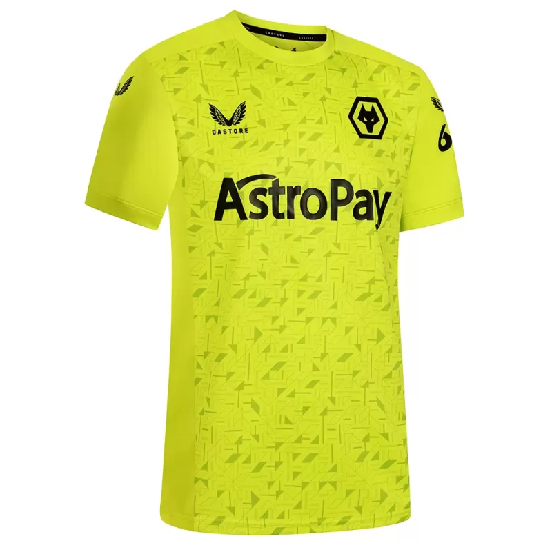 2023 2024 Wolverhampton Wanderers Mens Away Goalkeeper Soccer Jersey