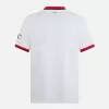 2024 2025 AC Milan Mens Away Soccer Jersey White Red Black 2024 2025 AC Milan Mens Away Soccer Jersey White Red Black
