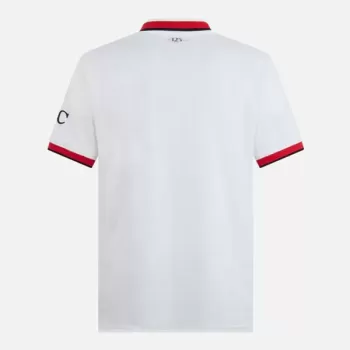 2024 2025 AC Milan Mens Away Soccer Jersey White Red Black