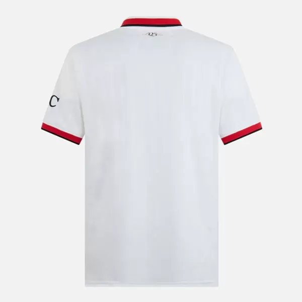 2024 2025 AC Milan Mens Away Soccer Jersey White Red Black 2024 2025 AC Milan Mens Away Soccer Jersey White Red Black