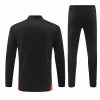 2024 2025 AC Milan Mens Black Training Technical Soccer Tracksuit Kit 2024 2025 AC Milan Mens Black Training Technical Soccer Tracksuit Kit