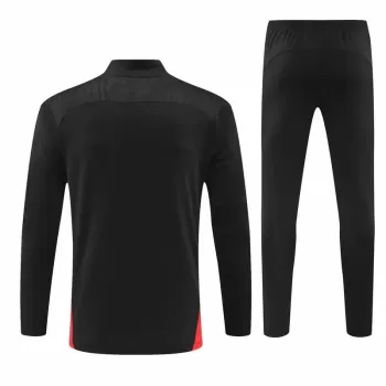 2024 2025 AC Milan Mens Black Training Technical Soccer Tracksuit Kit