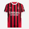 2024 2025 AC Milan Mens Home Soccer Jersey Red Black Genome Stripes 2024 2025 AC Milan Mens Home Soccer Jersey Red Black Genome Stripes