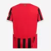 2024 2025 AC Milan Mens Home Soccer Jersey Red Black Genome Stripes 2024 2025 AC Milan Mens Home Soccer Jersey Red Black Genome Stripes