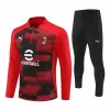 2024 2025 AC Milan Mens Red Training Technical Soccer Tracksuit Kit 2024 2025 AC Milan Mens Red Training Technical Soccer Tracksuit Kit