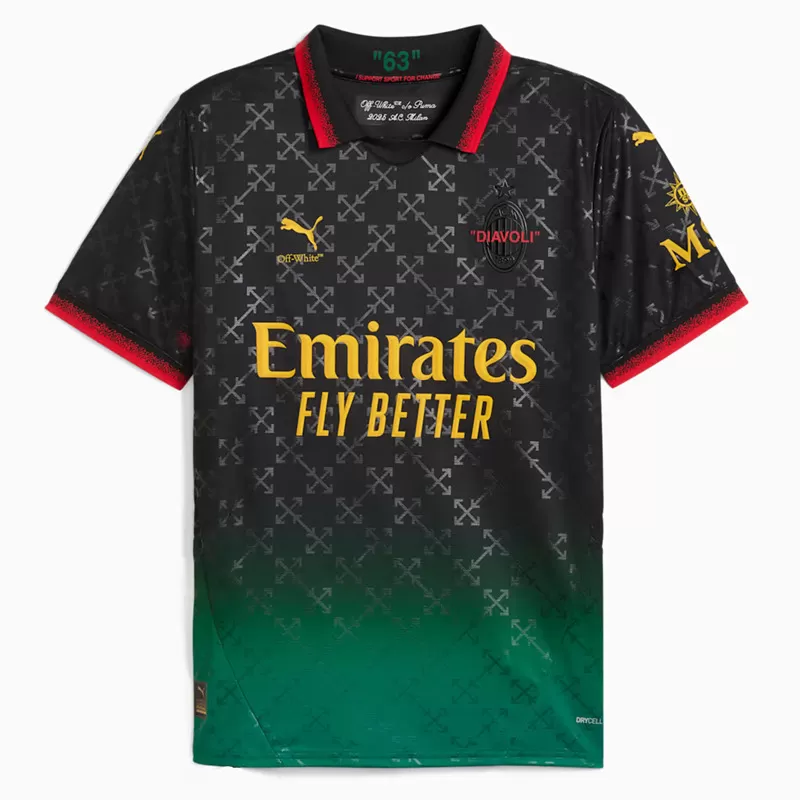 2024 2025 AC Milan Mens Special Edition Soccer Jersey 1963 Tribute Black Green 2024 2025 AC Milan Mens Special Edition Soccer Jersey 1963 Tribute Black Green