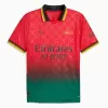2024 2025 AC Milan Mens Special Edition Soccer Jersey 1963 Tribute Red Green 2024 2025 AC Milan Mens Special Edition Soccer Jersey 1963 Tribute Red Green