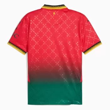 2024 2025 AC Milan Mens Special Edition Soccer Jersey 1963 Tribute Red Green