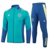 2024 2025 AFC Ajax Mens Green Blue Training Presentation Tracksuit Kit