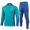 2024 2025 AFC Ajax Mens Green Blue Training Technical Soccer Tracksuit Kit