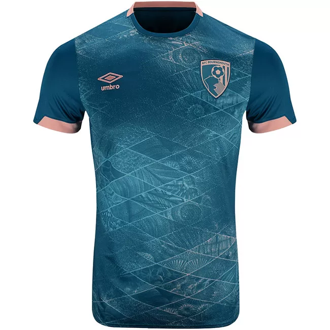 2024 2025 AFC Bournemouth Mens Third Soccer Jersey Lagoon Green