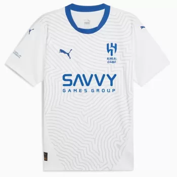 2024 2025 Al Hilal Saudi FC Mens Away Soccer Jersey Desert Landscape