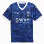 2024 2025 Al Hilal Saudi FC Mens Home Soccer Jersey Blue Stars