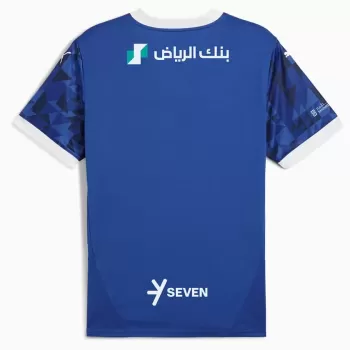 2024 2025 Al Hilal Saudi FC Mens Home Soccer Jersey Blue Stars