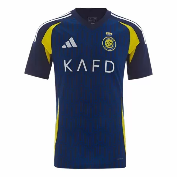 2024 2025 Al Nassr FC Mens Away Soccer Jersey Navy Blue 2024 2025 Al Nassr FC Mens Away Soccer Jersey Navy Blue
