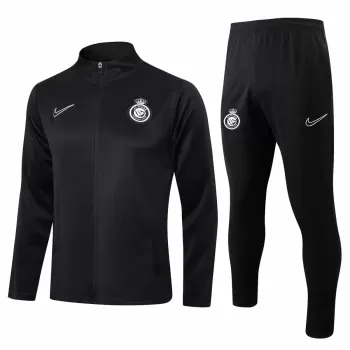 2024 2025 Al Nassr FC Mens Black Training Presentation Soccer Tracksuit