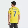 2024 2025 Al Nassr FC Mens Home Authentic Soccer Jersey Yellow Blue 2024 2025 Al Nassr FC Mens Home Authentic Soccer Jersey Yellow Blue