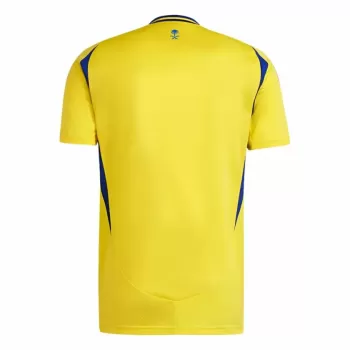 2024 2025 Al Nassr FC Mens Home Soccer Jersey Yellow Blue