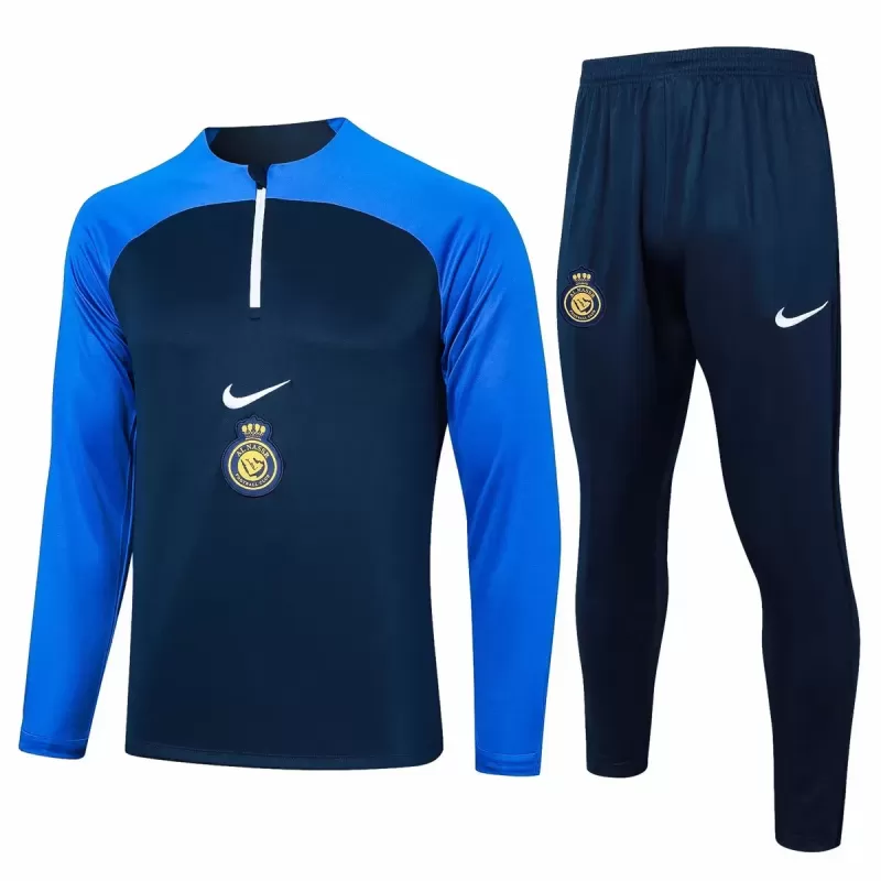 2024 2025 Al Nassr FC Mens Navy Training Technical Soccer Tracksuit 2024 2025 Al Nassr FC Mens Navy Training Technical Soccer Tracksuit