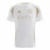 2024 2025 Al Nassr FC Mens Third Soccer Jersey White Gold