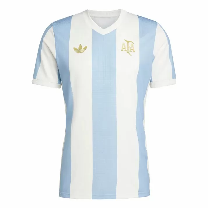 2024 2025 Argentina Mens 50th Anniversary Soccer Jersey Sky Blue