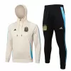 2024 2025 Argentina Mens Beige Training Hooded Technical Tracksuit Kit 2024 2025 Argentina Mens Beige Training Hooded Technical Tracksuit Kit