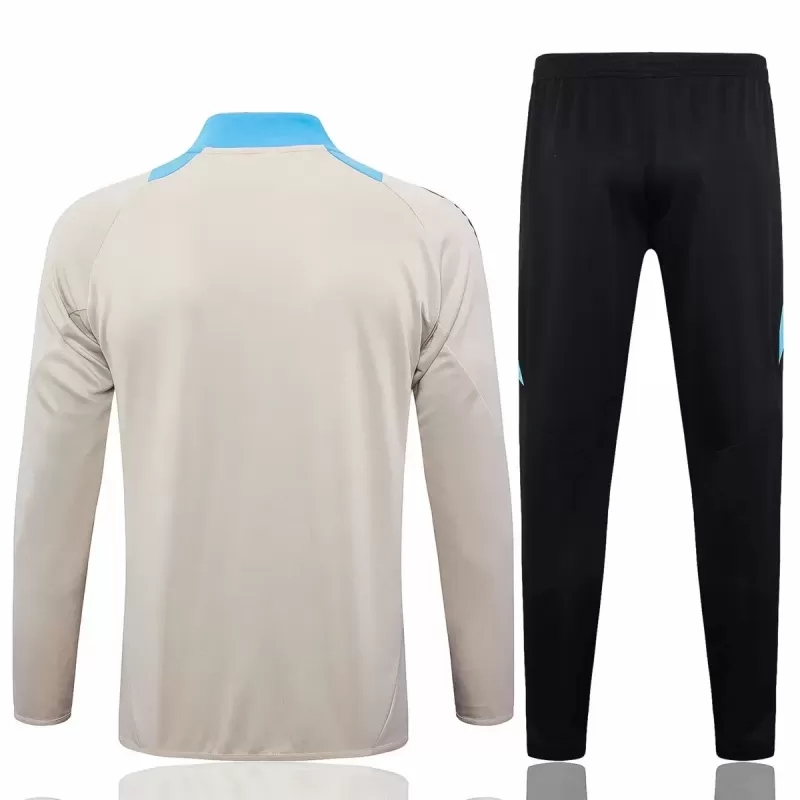 2024 2025 Argentina Mens Beige Training Presentation Soccer Tracksuit Kit
