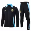 2024 2025 Argentina Mens Black Training Presentation Soccer Tracksuit Kit