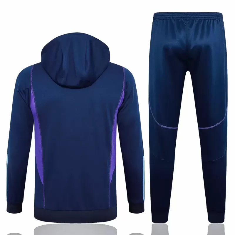 2024 2025 Argentina Mens Navy Hooded Training Soccer Tracksuit Kit 2024 2025 Argentina Mens Navy Hooded Training Soccer Tracksuit Kit