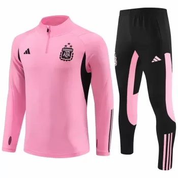 2024 2025 Argentina Mens Pink Training Technical Soccer Tracksuit Kit
