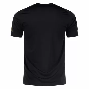 2024 2025 Argentina Mens Pre Match Training Soccer Jersey Black Blue Burst