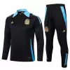 2024 2025 Argentina Mens Training Technical Soccer Tracksuit Black