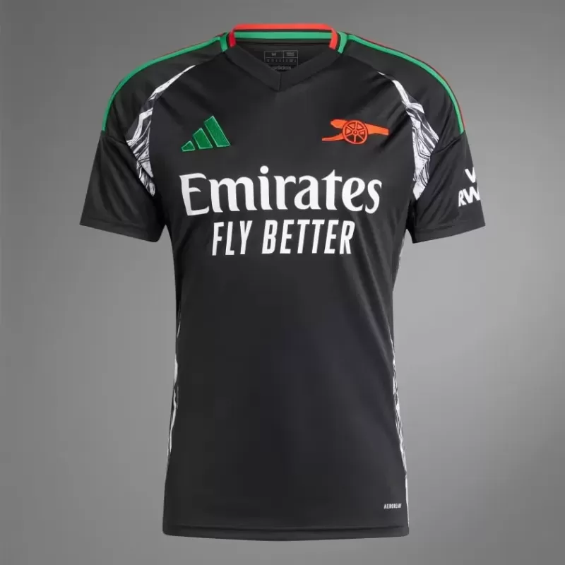 2024 2025 Arsenal FC Mens Away Soccer Jersey West African Tribute Black 2024 2025 Arsenal FC Mens Away Soccer Jersey West African Tribute Black